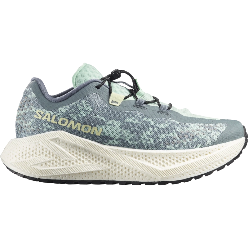 Dámska univerzálna bežecká obuv Salomon AERO GLIDE 4 GRVL W tormy Weather / Lichen