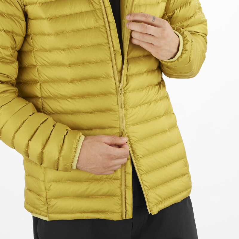 Pánska bunda SALOMON ELIXIR MICRO DOWN JKT M CRESS GREEN 6