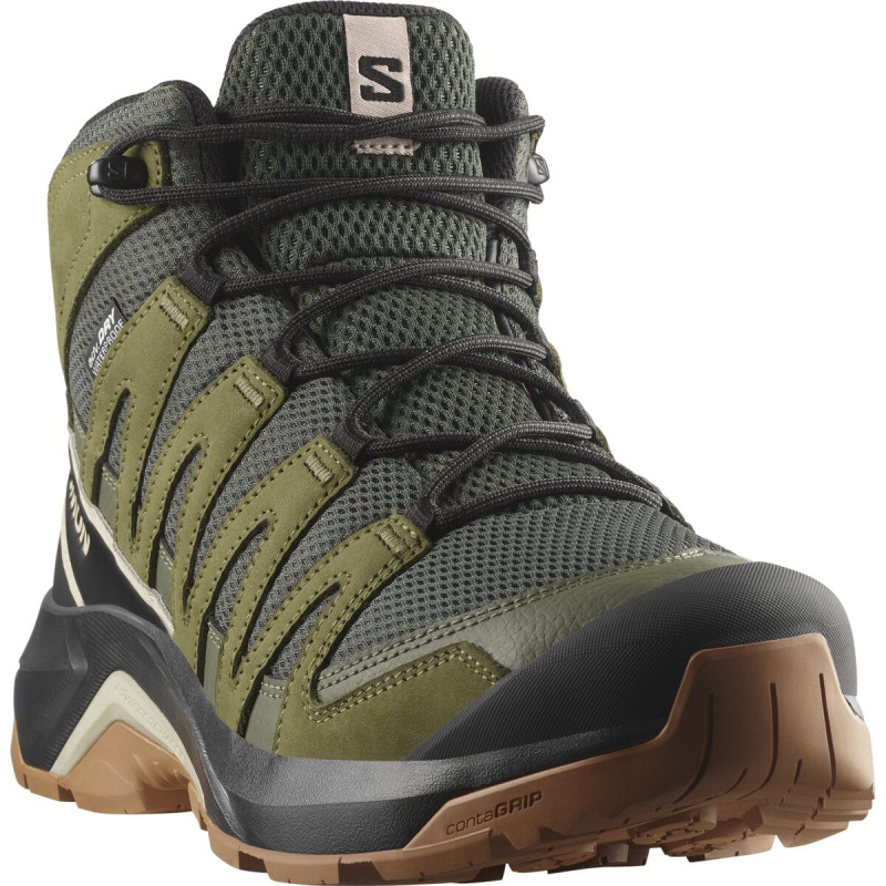 Pánska outdoorová obuv Salomon X-ADVENTURE RECON MID GTX Peat/mart 2