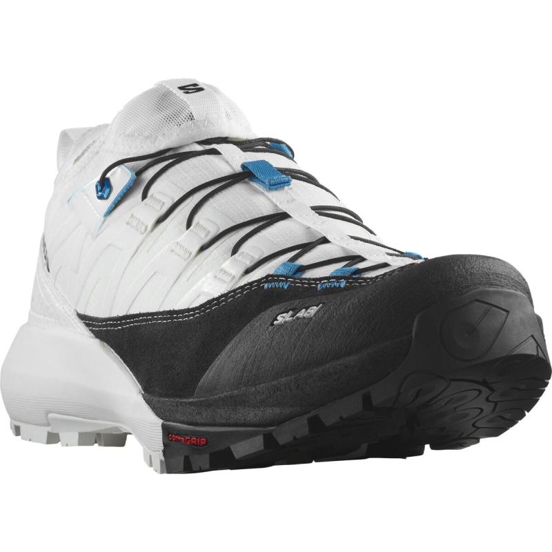 Outdoorová obuv Salomon S/LAB ALPINWAY White / Black / Transcend Blue