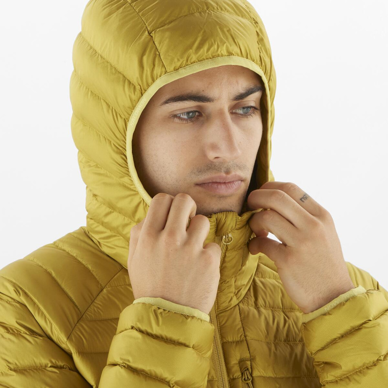 Pánska bunda SALOMON ELIXIR MICRO DOWN JKT M CRESS GREEN 5