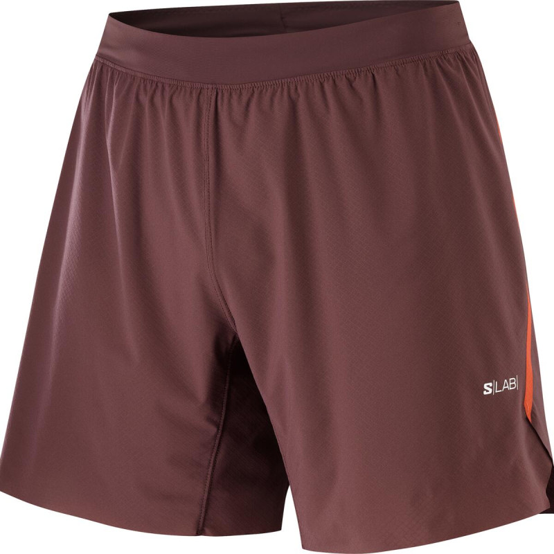 Pánske bežecké trenky Salomon S/LAB SPEED SPL 7" SHT M DECADENT CHOCOL