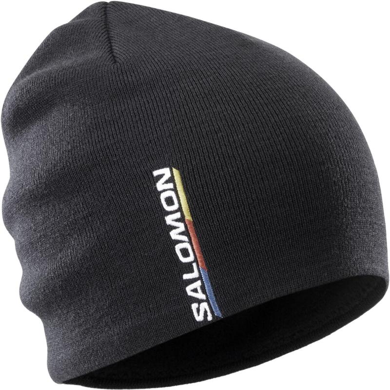 Zimná čiapka SALOMON GRAPHIC BEANIE Deep Black