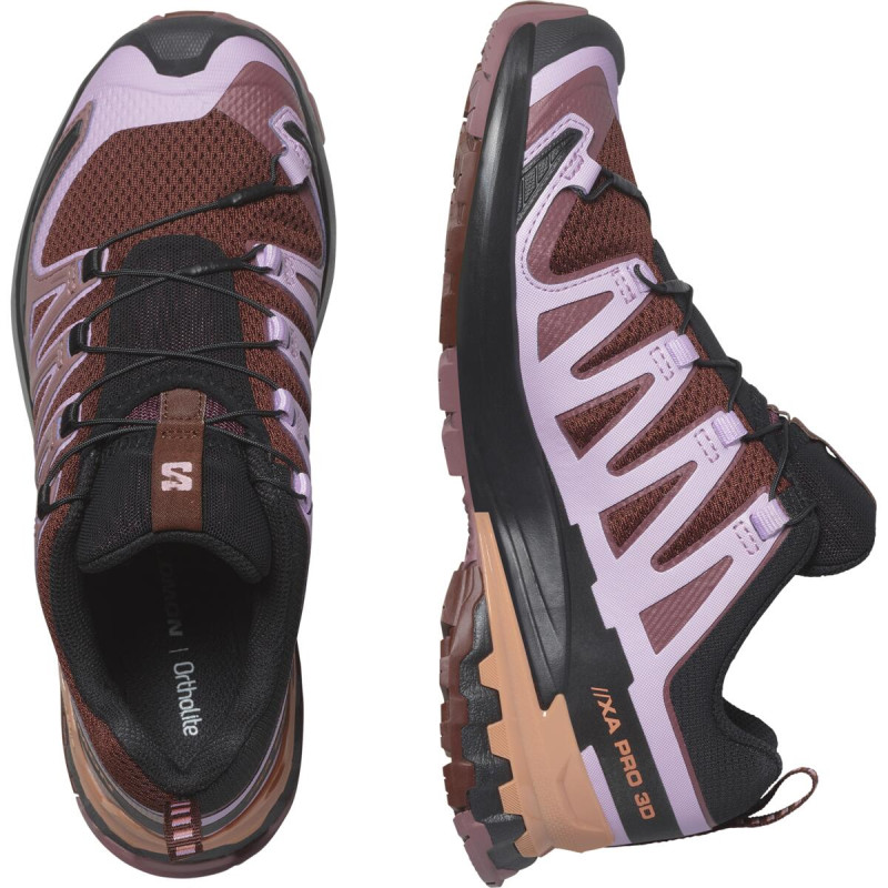 Dámska trailová obuv Salomon XA PRO 3D V9 W Rum Ra/Orchib/Canyon 5