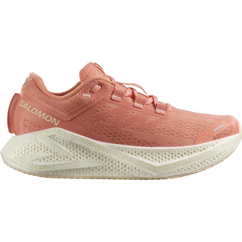 Dámska cestná bežecká obuv Salomon AERO GLIDE 3 W Fuco / Vanila / Tender
