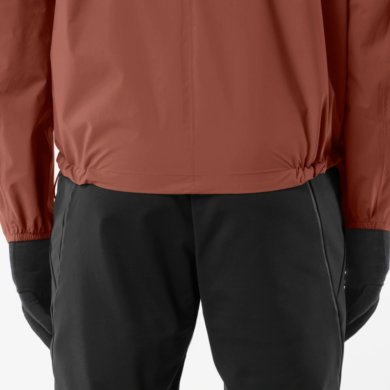 Bežecká bunda Salomon BONATTI WATERPROOF JKT M BURNT UMBER 4