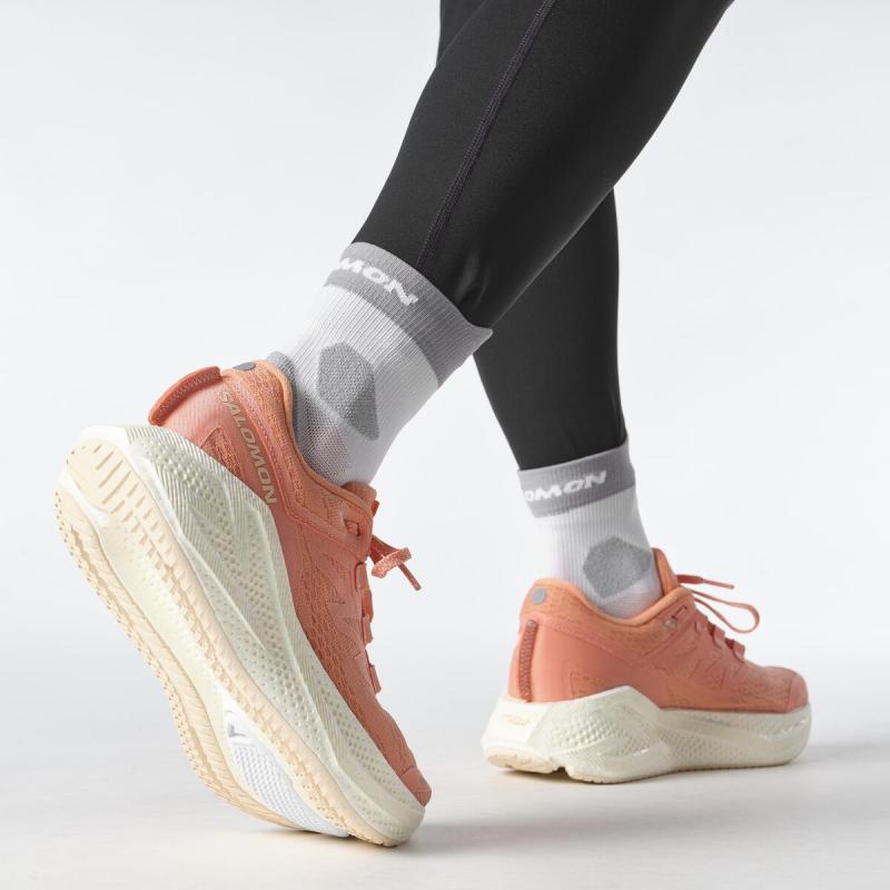 Dámska cestná bežecká obuv Salomon AERO GLIDE 3 W Fuco / Vanila / Tender 7