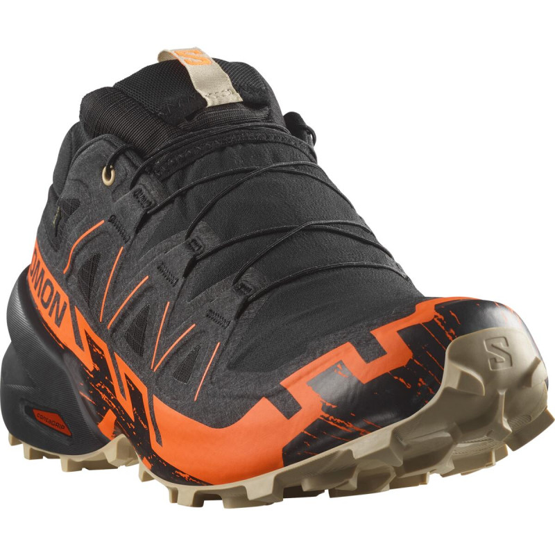 Pánska trailová obuv Salomon SPEEDCROSS 6 GTX Troope/Black/Woodt 1