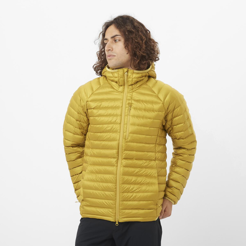 Pánska bunda SALOMON ELIXIR MICRO DOWN JKT M CRESS GREEN 1