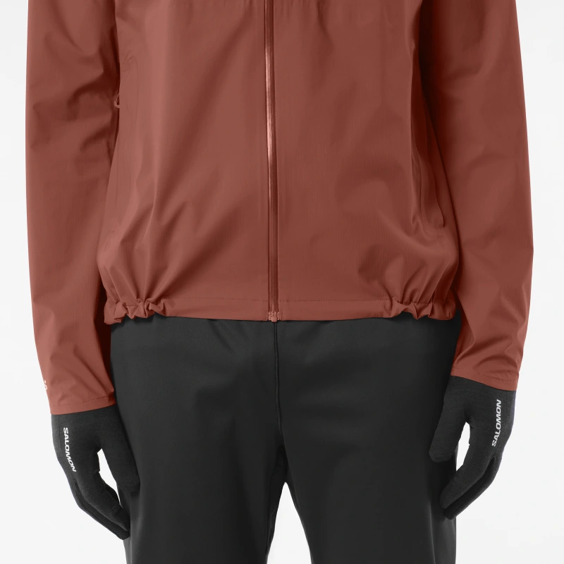 Bežecká bunda Salomon BONATTI WATERPROOF JKT M BURNT UMBER 5