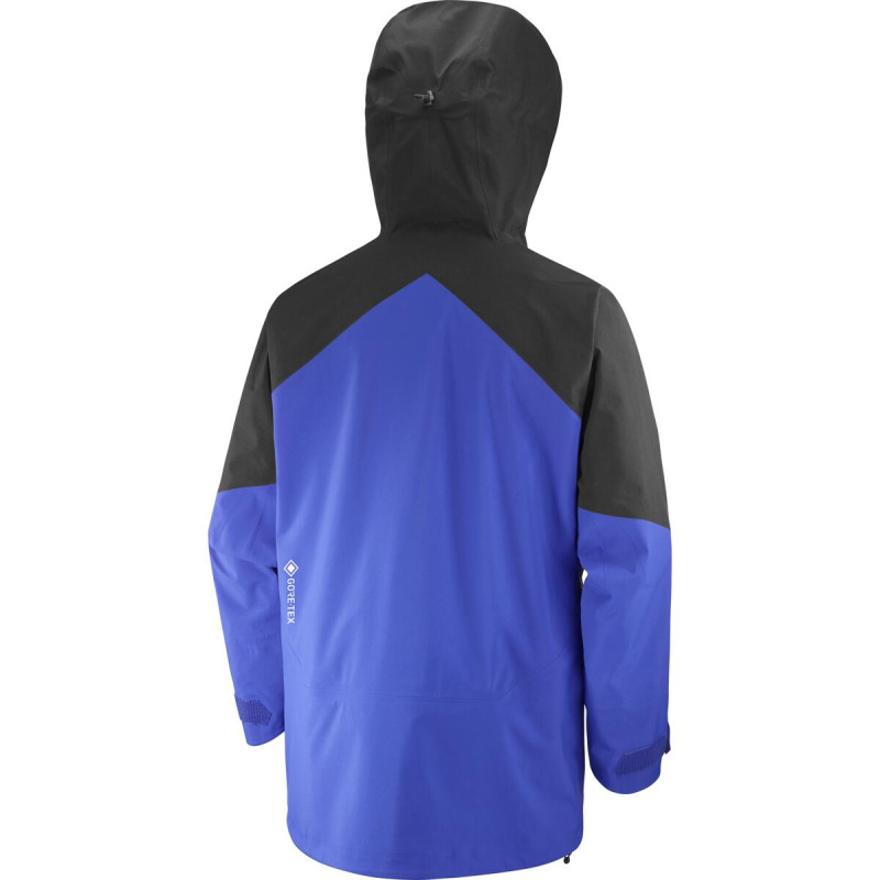 Pánska bunda SALOMON MOON PATROL GTX JKT M DEEP BLACK/Sur 2