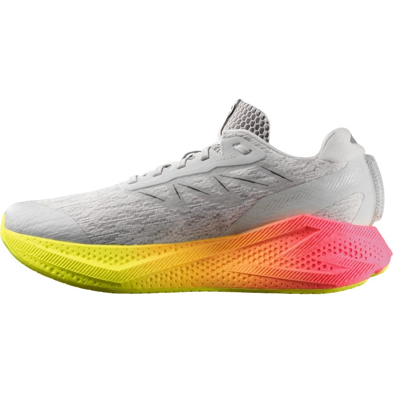 Pánska cestná bežecká obuv Salomon AERO GLIDE 4 GRADIENT Gray Violet / Safety Yellow 4
