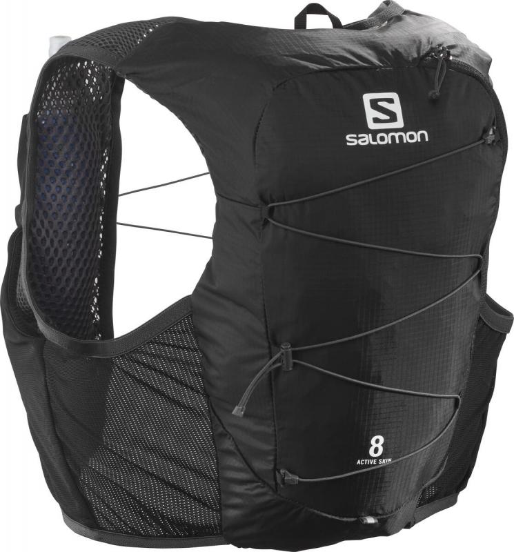 Bežecký batoh Salomon ACTIVE SKIN 8 SET Black / Metal