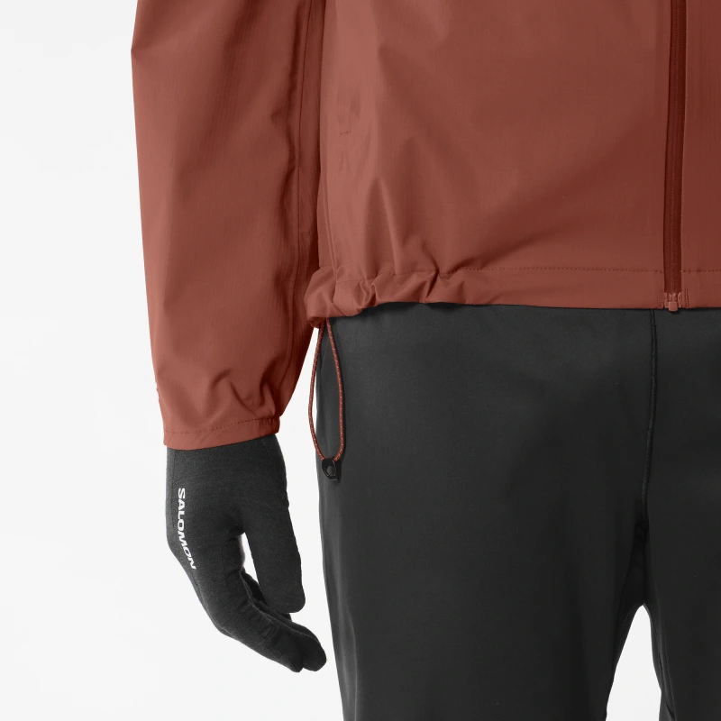Bežecká bunda Salomon BONATTI WATERPROOF JKT M BURNT UMBER 3