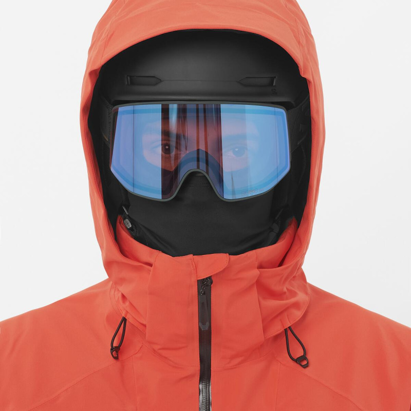 Pánska bunda SALOMON BRILLIANT 2.0 JACKET M CHERRY TOMATO 3