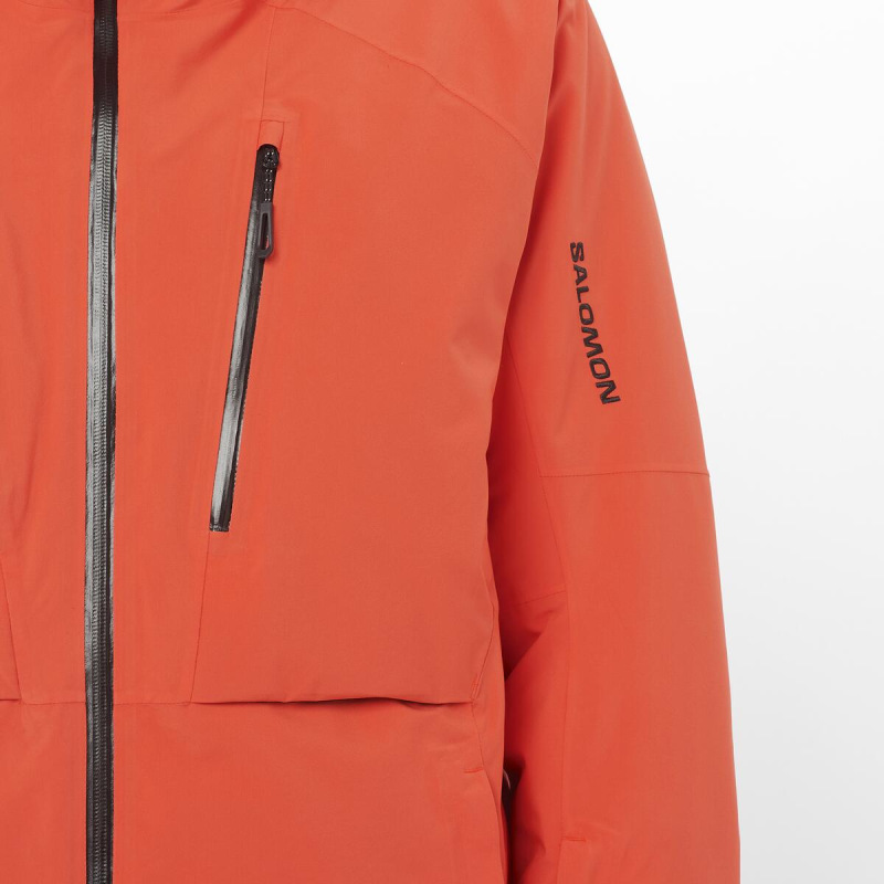 Pánska bunda SALOMON BRILLIANT 2.0 JACKET M CHERRY TOMATO 6