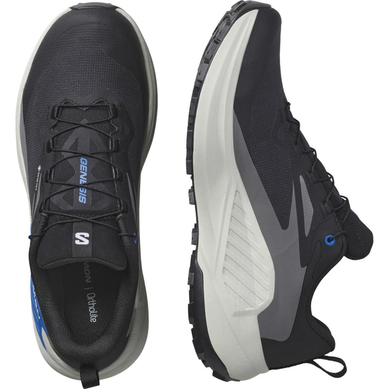 Pánska bežecká obuv Salomon GENESIS GTX Black/Lunar Rock/Frnchb 5