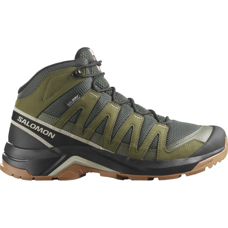 Pánska outdoorová obuv Salomon X-ADVENTURE RECON MID GTX Peat/mart