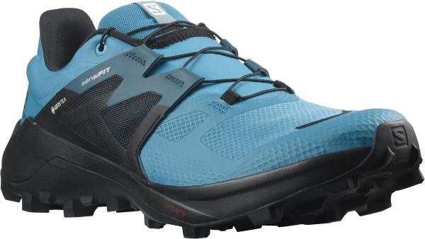 Pánska trailová obuv Salomon WILDCROSS 2 GTX Barrier Reef / Black / Mallard Blue