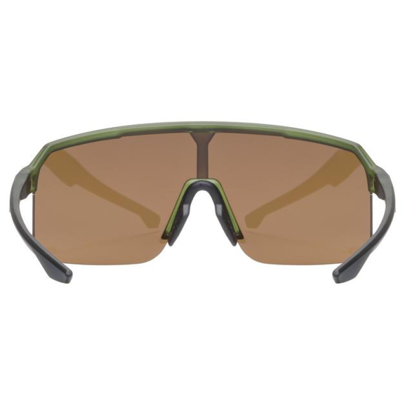Slnečné okuliare UVEX RAMP OLIVE matt/mirror gold s3 2