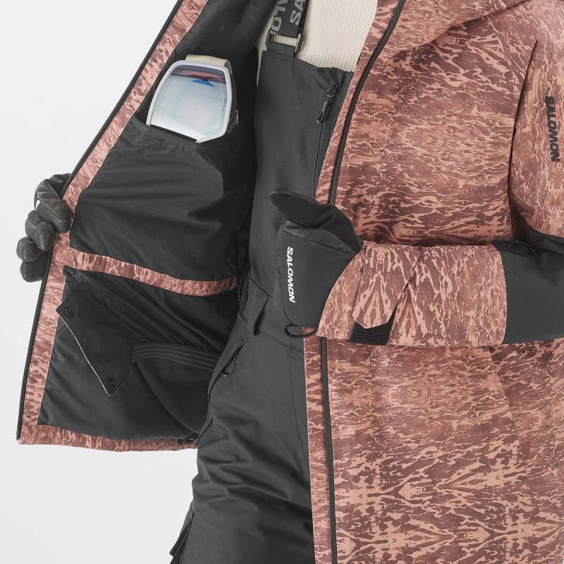 Bunda SALOMON BASHLEY PUFF JACKET W AO/DEEP BLACK 5