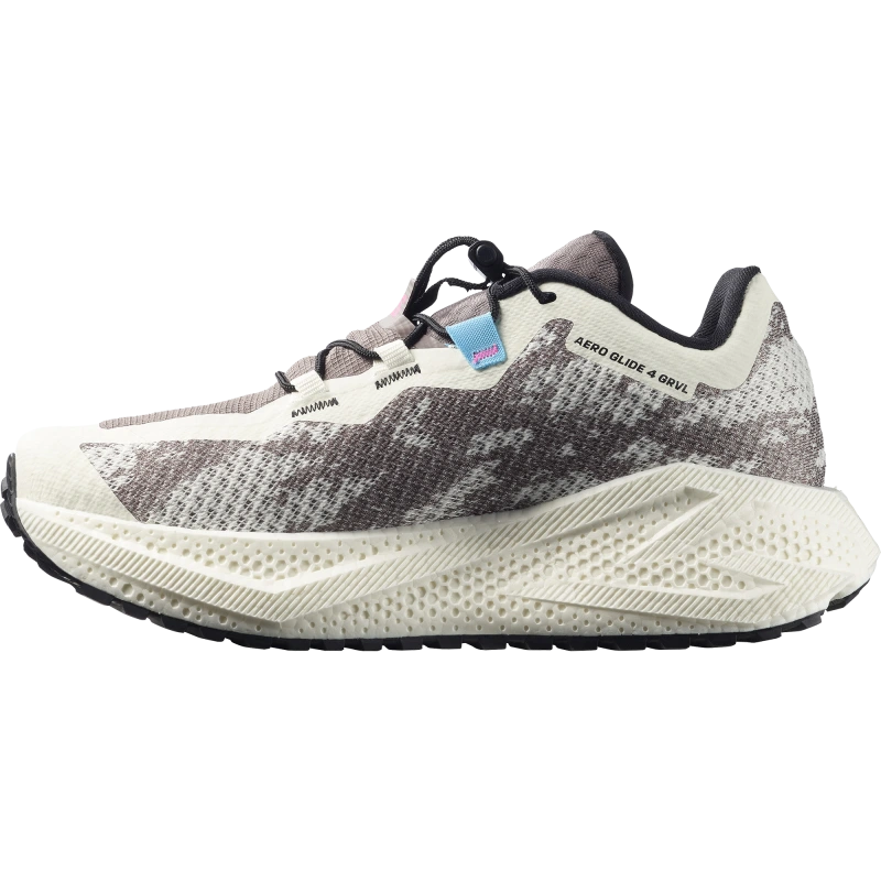 Dámska univerzálna bežecká obuv Salomon AERO GLIDE 4 GRVL W Vanilla Ice / Black 4