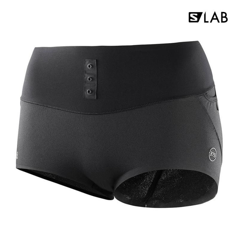 Dámske bežecké nohavice Salomon S/LAB SENSE BRIEF W Black