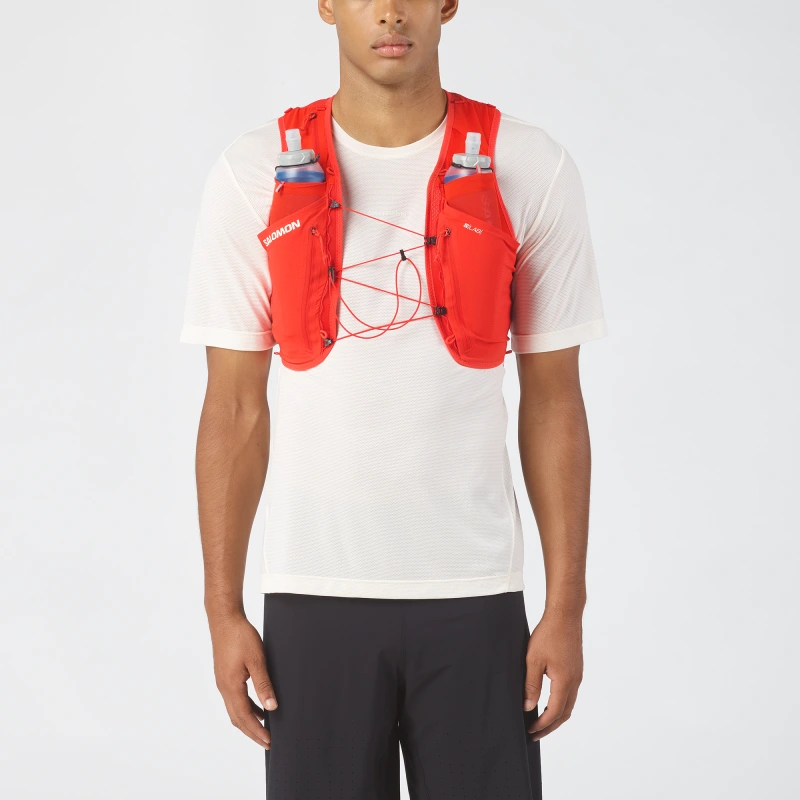 Bežecká vesta Salomon S/LAB SENSE 6 Fiery Red / Black 1
