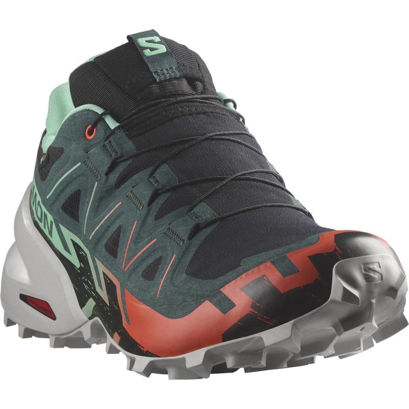 Dámska trailová obuv Salomon SPEEDCROSS 6 GTX W Black/Electg/Che