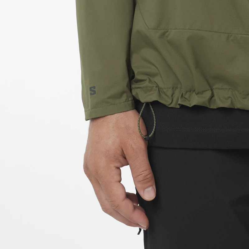 Bežecká bunda Salomon OUTWIND FZ JKT M Grape Leaf 2