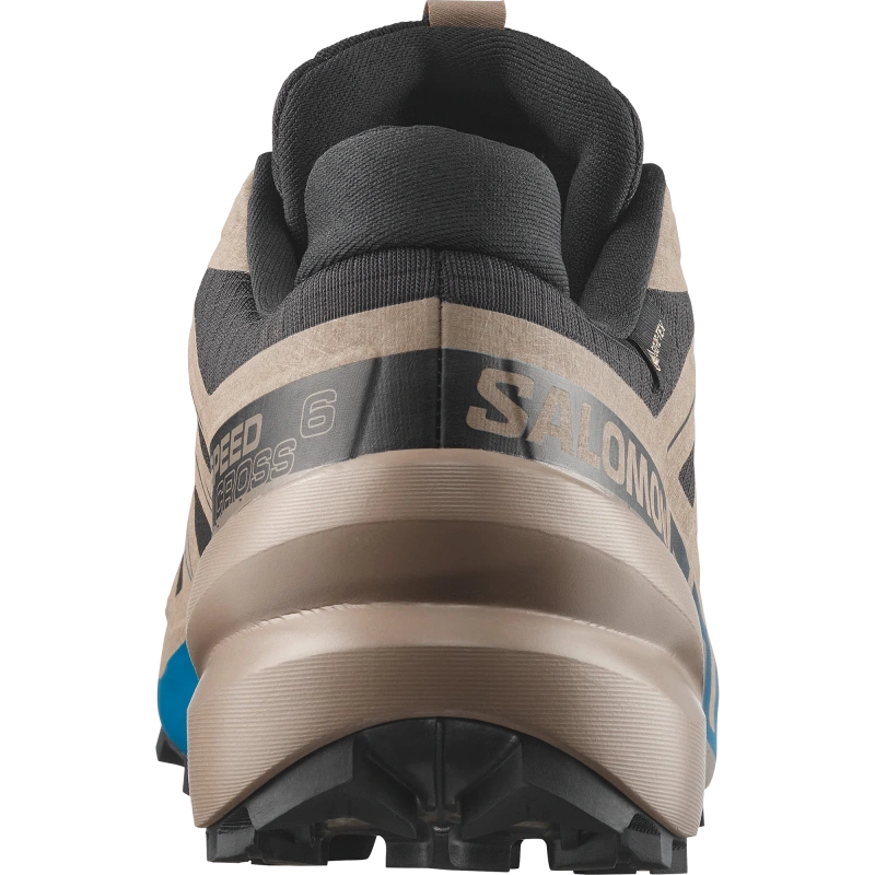 Pánska trailová obuv Salomon SPEEDCROSS 6 GTX Black / Desert Tan 2