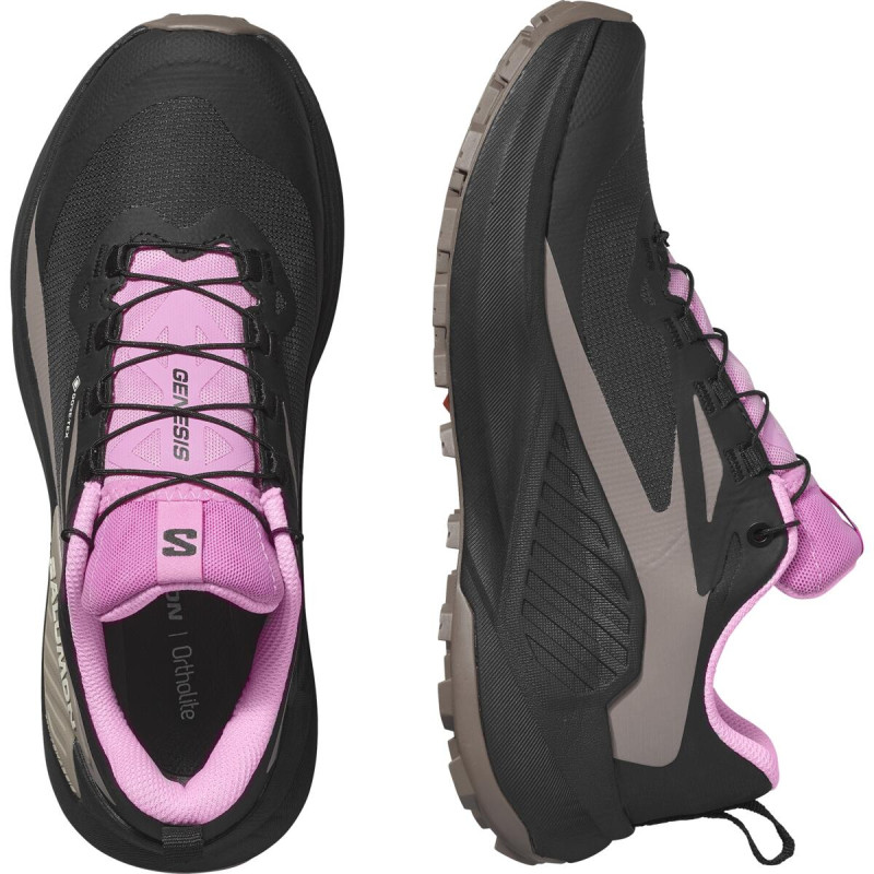 Dámska bežecká obuv Salomon GENESIS GTX W Cyclamen/Black/Ethere 4