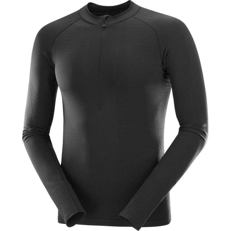Bežecké tričko Salomon S/LAB ULTRA SML LS TEE U Deep Black