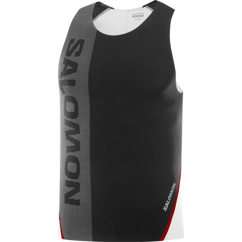 Bežecké tielko S/LAB SPEED SINGLET M White / Andor