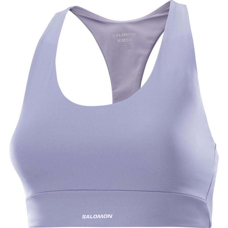 Športová podprsenka Salomon SHKout CORE BRA W BLUE GRANITE