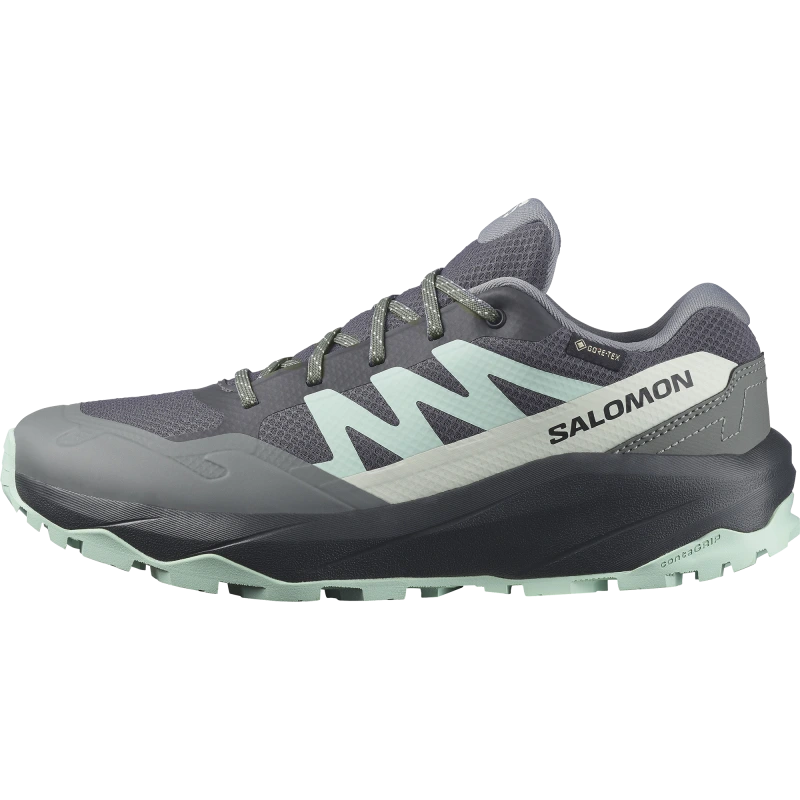 Dámska outdoorová obuv Salomon OUTSCAPE GTX W Asphalt / Clearly Aqua 6