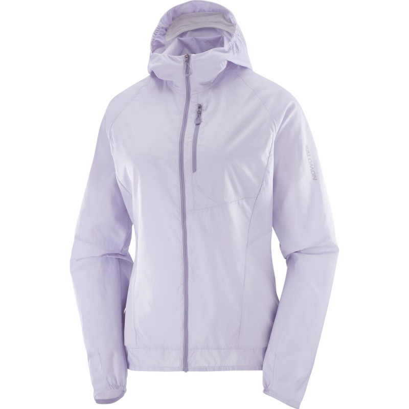 Dámska bežecká bunda Salomon BONATTI CROSS WIND JKT W COSMIC SK