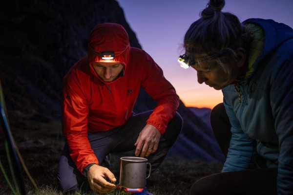 Čelovka Swift LT - čierna/oranžová 7