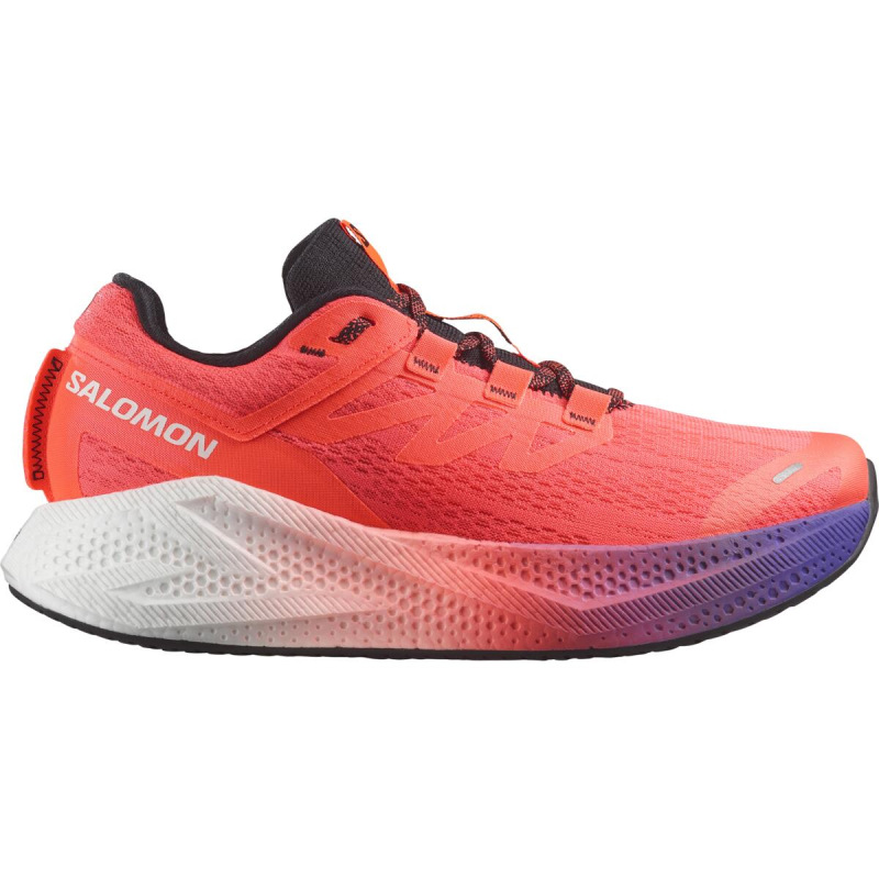 Cestná bežecká obuv Salomon AERO GLIDE 3 GRADIENT Neon F/Wht/Bl