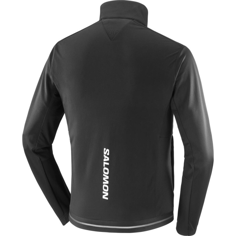 Pánska bežecká bunda GORE-TEX® SSHELL JKT M DEEP BLACK 1