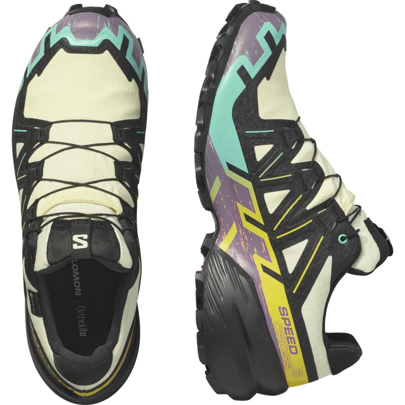 Pánska trailová obuv Salomon SPEEDCROSS 6 GTX Tyello/Black/Watf 5