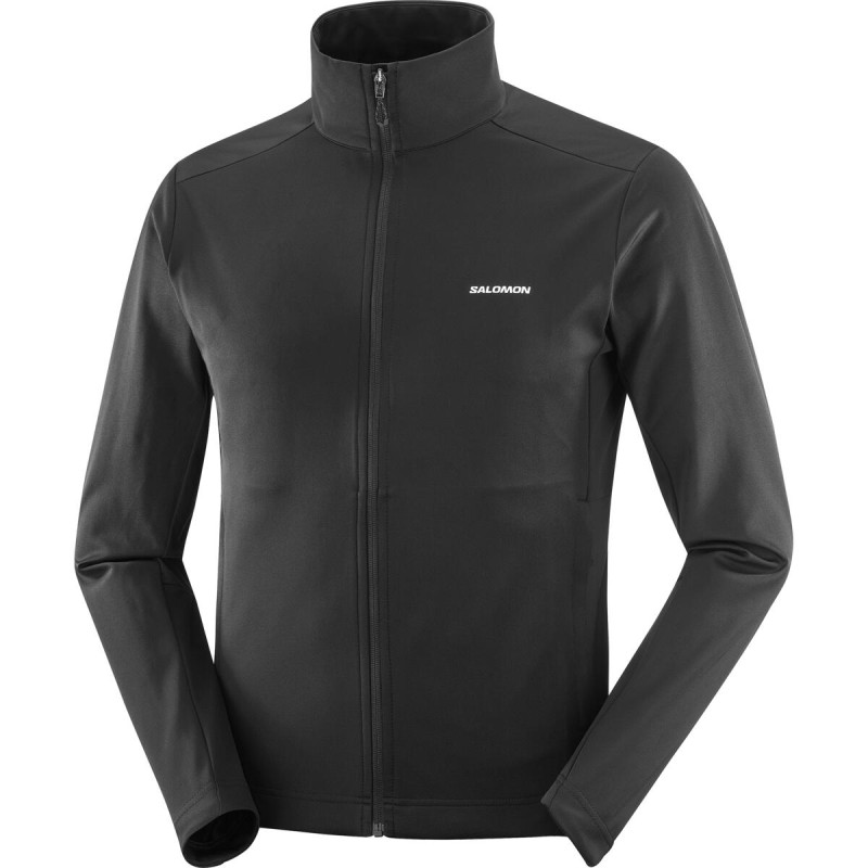 Pánska bežecká bunda GORE-TEX® SSHELL JKT M DEEP BLACK