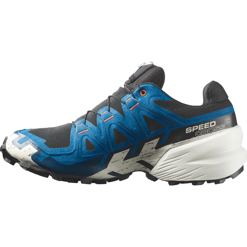 Pánska trailová obuv Salomon SPEEDCROSS 6 GTX Black / Mykonos Blue 4