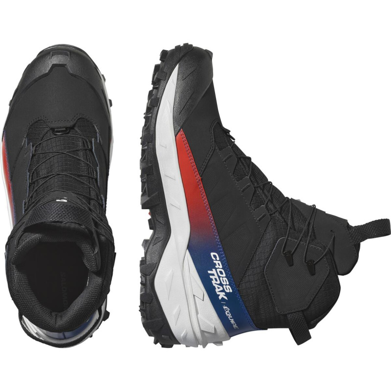 Pánska zimná obuv Salomon CROSSTRAK POWDER WP EQUIPE Black/Bl 5