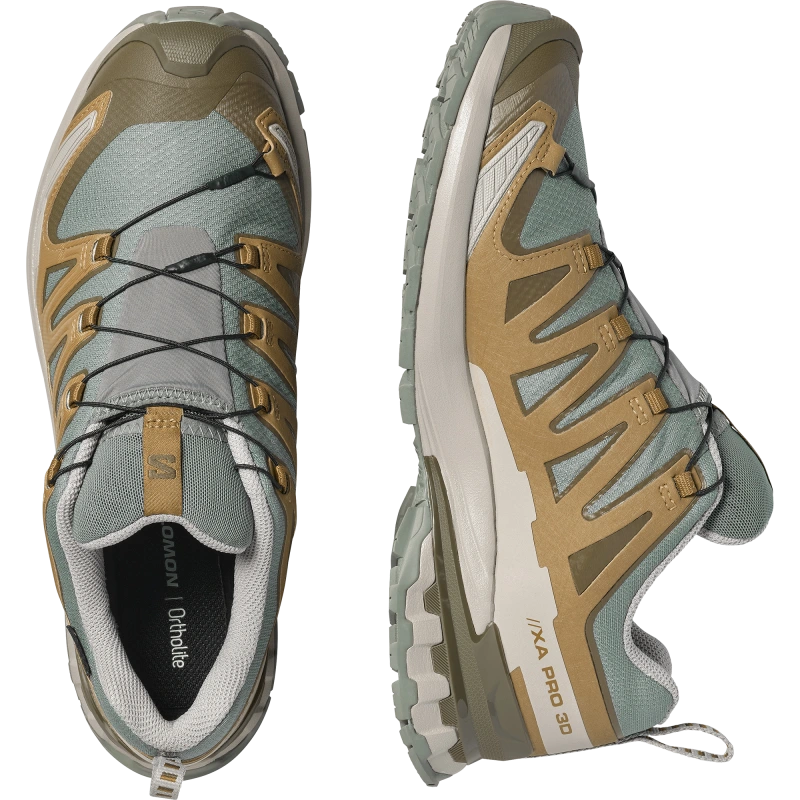Pánska trailová obuv Salomon XA PRO 3D V9 GTX Sedona Sage / Brilliant Oliv 5