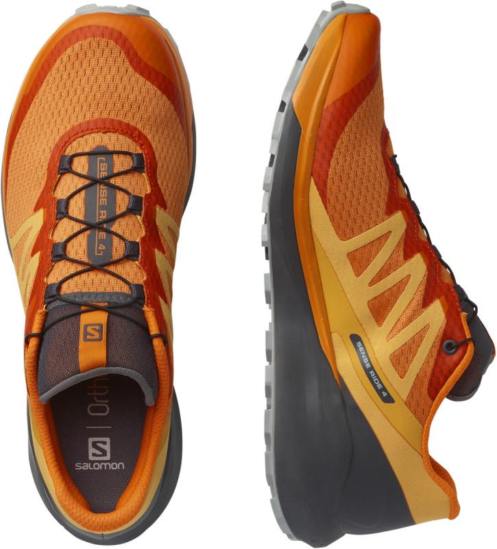 Pánska bežecká obuv Salomon SENSE RIDE 4 Vibrant Orange/Ebony/Q