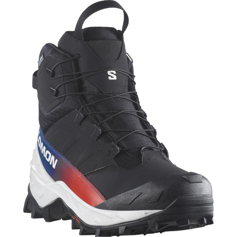 Pánska zimná obuv Salomon CROSSTRAK POWDER WP EQUIPE Black/Bl 1