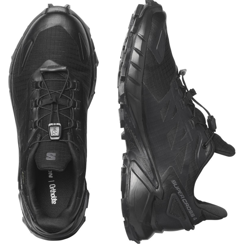 Dámska bežecká obuv Salomon SUPERCROSS 4 GTX W Black / Black 5