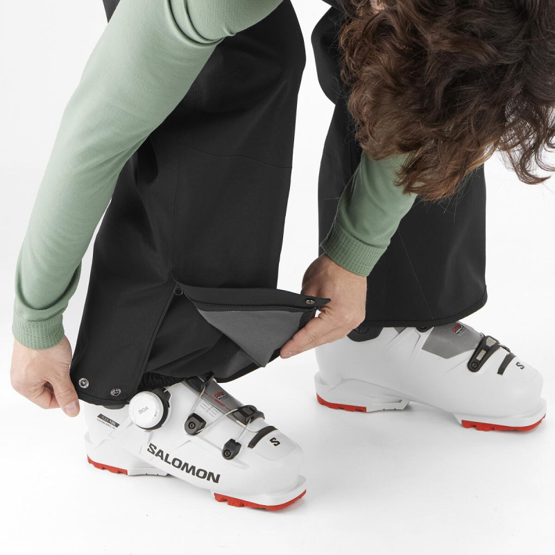 Pánske oteplovačky MOON PATROL GTX BIB M DEEP BLACK 4