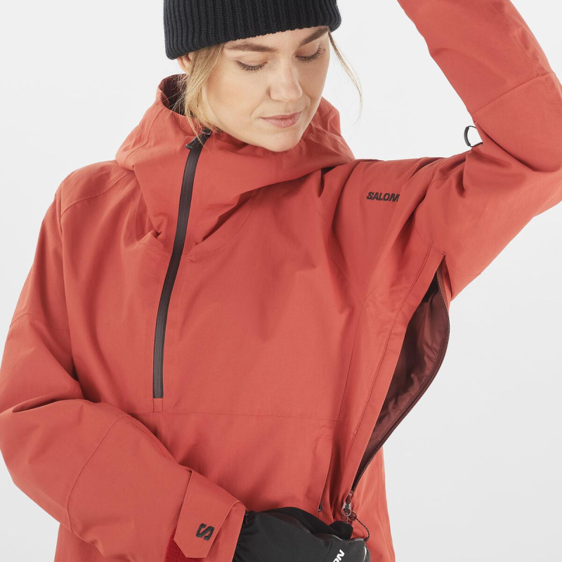 Bunda SALOMON BASHLEY ANORAK W TANDOORI SPICE 6